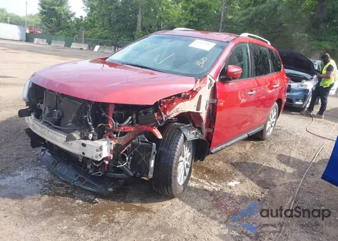 2017 Nissan Pathfinder Sv z USA, uszkodzony, nr VIN 5N1DR2MN4HC673145